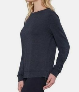 Matty M side zipper long sleeve shirt